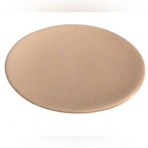 BEIGE SOAP DISH • STAINLESS BOTTOM • 5” x 4”